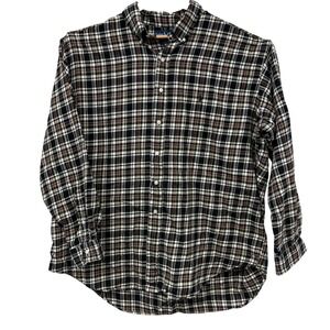 Ralph Lauren Blake Plaid Flannel Button Up Shirt XXL Long Sleeve Cotton Men  2xl